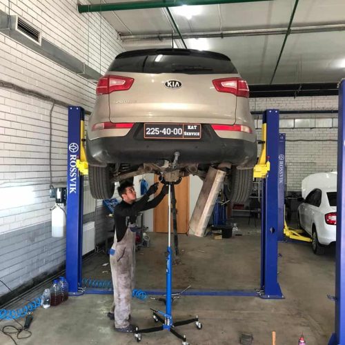 Диагностика выхлопной системы Kia Sportage