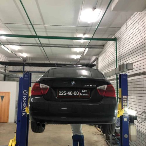 Удаление катализатора BMW 325