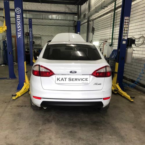 Удаление катализатора Ford Fiesta