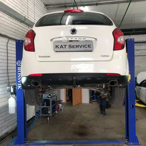 Удаление катализатора SsangYong